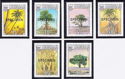 Tuvalu 1990 Tropical Trees Specimens MNH