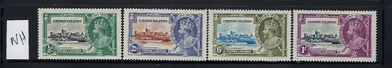 CAYMAN IS.  SCOTT #81-84 1935 GEORGE V SILVER JUBILEE - MINT NEVER HINGED