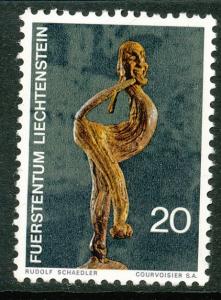 Liechtenstein #506 mint, Sculptures