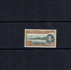 Ascension Island: 1938, King George VI definitive 5/-Perf. 13, SG 46a, MLH