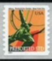 US Stamp #3520 MNH - Atlas Statue Coil Single