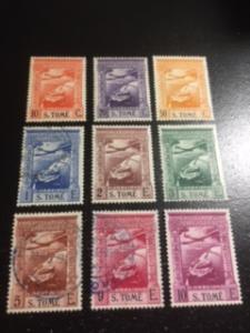 St. Thomas + Prince Islands sc C1-C9 MVLH, MH, UHR comp set