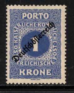 Austria 1919  Scott #J72 MLH