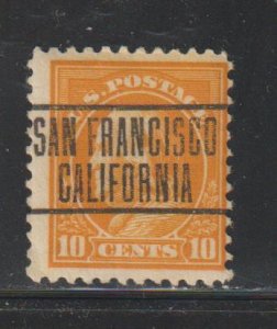 United States SC 510 Unused Hinged Precancel