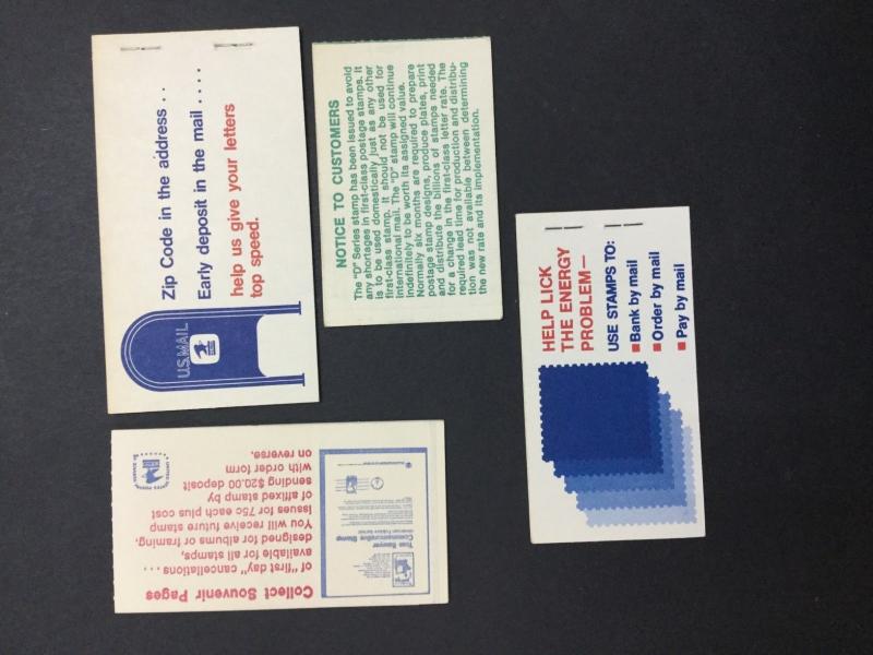 MOMEN: 4 UNEXPLODED COMPLETE BOOKLETS MINT OG NH $ #21033