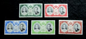 MONACO - SCOTT# 366-370 - MNH - CAT VAL $8.55