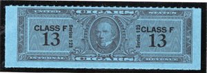 Springer TC2482a, MNH, Class F, 13 Cigars, Series 123, 1953, USA Revenue