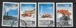 BRITISH ANTARCTIC TERR. SG163/6 1988 TRANS-ANTARCTIC EXPEDITION FINE USED