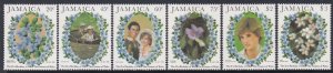 532-37 Jamaica Princess Diana Birthday MNH
