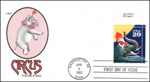 US 2753 Circus Artmaster U/A FDC
