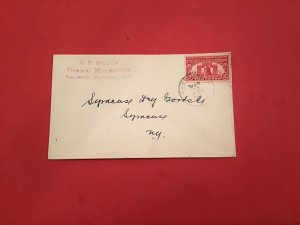 U.S G.P Wilcox General Merchandise Port Leyden N.Y 1927  stamp cover R36128