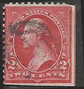 # 279b Used Unknown Dot By Mouth Red George Washington