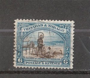 Trinidad & Tobago  Scott#  37  Used  (1935 Discovery of Lake Asphalt)