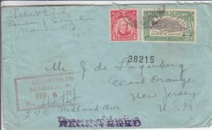 1927, Manila, Philippines to East Orange, NJ, Registered (15111)