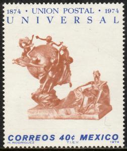 MEXICO 1070, Centenary Universal Postal Union MINT, NH. F-VF.