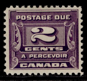 CANADA GV SG D15, 2c violet, M MINT.