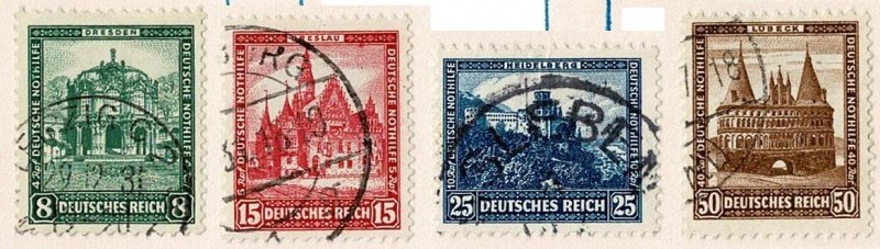 Germany #B38-41 used Winterhelp 1931