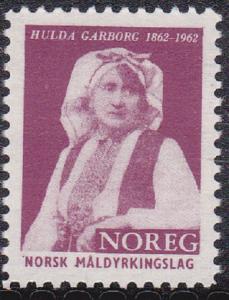 NORWAY NORGE NOREG / NORSK MÅLDYRKINGSLAG Hulda Garborg