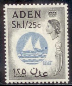Aden 1953 SC# 56 Ships MLH-OG E35