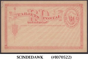 DOMINICAN REPUBLIC - 3c POSTCARD - MINT