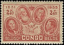 BELGIAN CONGO   #162 MH (1)