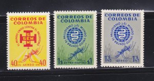 Colombia C426-C428 Set MH Anti-Malaria (A)