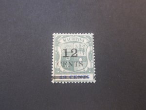 Mauritius 1902 Sc 117 MH