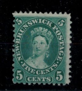 New Brunswick 1860 UN 8 (8a?) - 5 cent Chalon - MNG