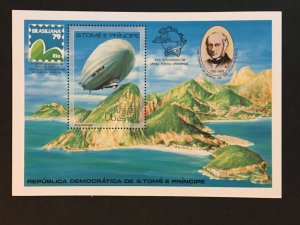 1979 St Thomas & Prince Islands Sc# 519 Sir Roland Hill, UPU & Graf Zeppelin