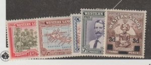 Samoa Scott #181-185 Stamp - Mint Set
