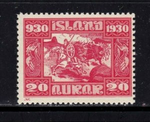 Iceland stamp #157, MNH OG, 1930,  CV $85.00