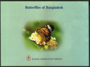 Bangladesh 1990 Butterflies Moth Papillon Sc 383a Presentation Pack # 9294