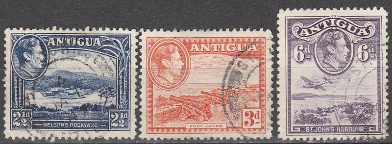 Antigua #88-90   F-VF Used CV $3.40  (A6303)