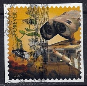 US ~ Scott # 4557 ~ Used on paper ~ Wall-E