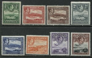 Antigua KGV! 1938-43 values to 1/ mint o.g. hinged