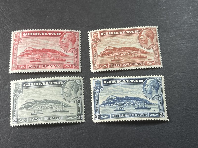 GIBRALTAR # 96-99-MINT/HINGED**(TONED GUM)**---COMPLETE SET---1931-33