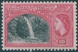 Trinidad & Tobago 1953 60c blackish green & carmine SG276 unused
