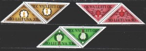 Lithuania. 1991. Tetbesh 477-79. 50 years of resistance to occupation. MNH.
