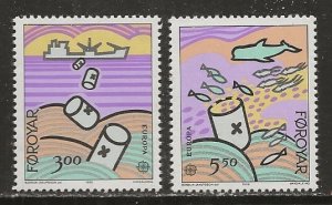 Faroe Islands Scott catalog # 143-144 Mint NH