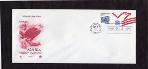 U636 Bald Eagle Bulk Rate Envelope, FDC ArtCraft/PCS