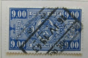 1941 A6P18F165 Belgium Parcel Post and Railway Stamp 9fr used-