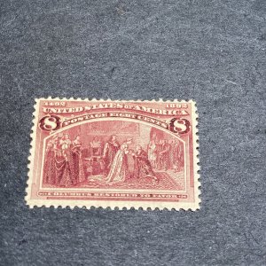 Scott#236 Magenta-Mint NHOG-1893-US