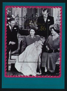 Bequia 250 Missing text error MNH Royal Family, Queen Elizabeth