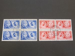 Panama 1963 Sc C142-43 space CTO BLK(4) set FU