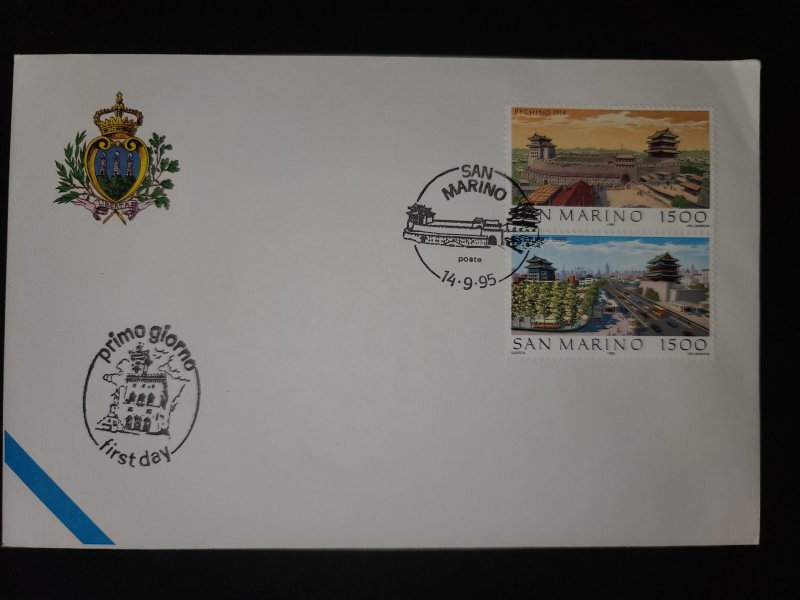 San Marino #1340a FDC 1995