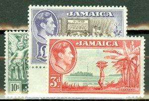 EM: Jamaica 116-128,140-1,148-9,152;119a,b,123a,127a,b,128a mint CV $176