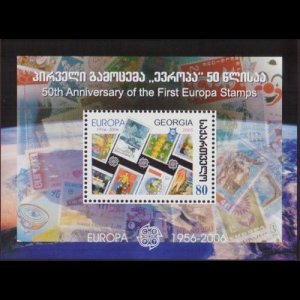 GEORGIA 2006 - Scott# 394 S/S Europa Stamp 50th. NH