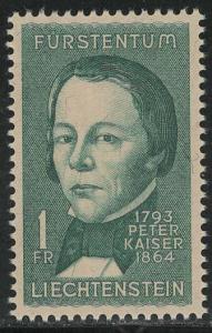 Liechtenstein Scott # 394, mint nh