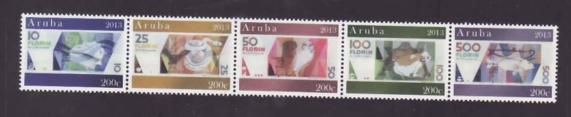 Aruba-Sc#425- id5-unused NH set-Bank notes-2013-