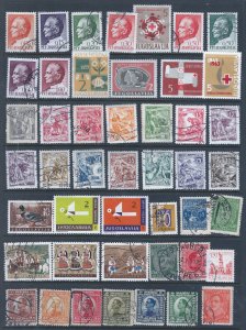YUGOSLAVIA 96 STAMPS STARTS AT A LOW PRICE